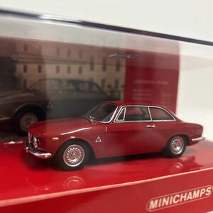 MINICHAMPS 1/43 Alfa Romeo Giulia Sprint GTA 1965年 Red ミニチャンプス アルファロメオ ジュリア スプリント ミニカー モデルカー