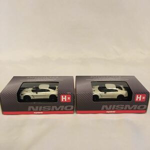 京商 1/64 NISMO くじ H賞 日産 GT-R ニスモ N Attack Package ホワイト ミニカー モデルカー セット 白色 R35 ニュル