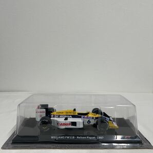 デアゴスティーニ F1コレクション 1/24 Williams FW11B Nelson Piquet #6 1987年 ウィリアムズ ホンダ ネルソン・ピケ GP 完成品 ミニカーの画像2