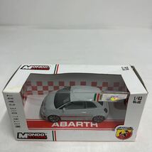 MONDO MOTORS 1/43 ABARTH 500 モンドモータース アバルト グレー ミニカー モデルカー FIAT500 フィアット_画像6