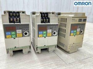 OMRON SYSDRIVE 簡易小型インバーター 3G3JV-A2004 0.4kW 3相 200V 3個 まとめて 電材 配電用品 速度調節 オムロン 即日配送