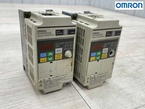 OMRON SYSDRIVE 簡易小型インバーター 3G3JV-A2004 0.4kW 3相 200V 2個 まとめて 電材 配電用品 速度調節 オムロン 即日配送 6
