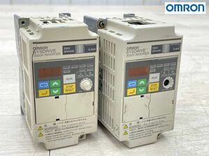 OMRON SYSDRIVE 簡易小型インバーター 3G3JV-A2004 0.4kW 3相 200V 2個 まとめて 電材 配電用品 速度調節 オムロン 即日配送 4