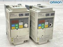 OMRON SYSDRIVE 簡易小型インバーター 3G3JV-A2004 0.4kW 3相 200V 2個 まとめて 電材 配電用品 速度調節 オムロン 即日配送 4_画像1