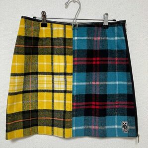 STUSSY JAPAN Streetwear Fancy Multicolour Mini Skirt Sz Medium 