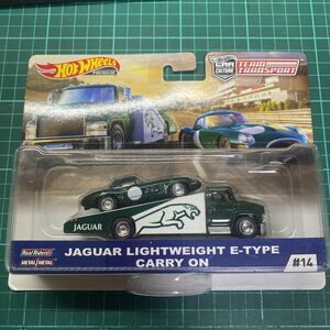 ホットウィール Hot Wheels TEAM TRANSPORT JAGUAR LIGHTWEIGHT E-TYPE CARRY ON