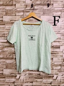 F RCWB ロデオクラウンズ RODEO CROWNS グリーン 半袖Tシャツ 半袖 Tシャツ トップス カットソー ロゴTシャツ メンズ レディース