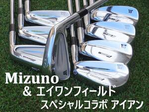 【激レア】 ミズノ ＆ エイワンフィールド　コラボアイアン　DG R400　3-P　8本セット　MP-32,33,60　メンズ　男性　右　Mizuno　A1-Field