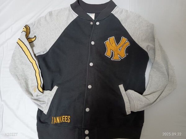 激レアヴィンテージ ヤンキース yankees スタジャン型スウェットジャケット
