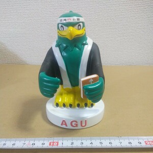 青山学院大学 AGU イーゴくん EAGO ソフビ貯金箱 高さ約13㎝ 未チェック 詳細不明 ジャンク扱い 