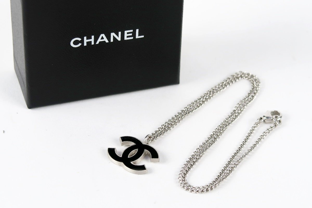 CHANEL シャネル ネックレス ロゴ チャーム ココマーク A 刻印