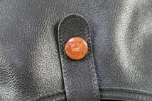 【美品】HERMES エルメス ロデオ ショルダーバッグ レザー ブラック 〇M刻【PA91】_画像9