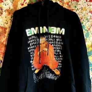 EMINEM パーカー　HIPHOP RAP ストリート 長袖　古着　風　新品 秋 冬 メンズ ラッパー トラビススコット テンタシオン エミネム