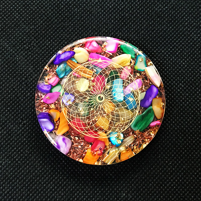 Dreaming Cinderella★Color Shell★Torus★Zero Magnetic Field★All-Round★Magic Oil Complete Edition ★Cylinder Shape★Orgonite, Handmade items, interior, miscellaneous goods, ornament, object