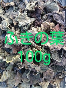 ふきの葉 乾燥　簡易包装込み約100g 農薬不使用