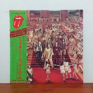 帯付LP/ ザ・ローリング・ストーンズ☆THE ROLLING STONES「イッツ・オンリー・ロックンロール / IT,S ONLY ROCK,N ROLL」カード付