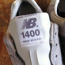 28.5cm USA製 M1400SB スエード ニューバランス New Balance US10.5 レザー アメリカ製 991 993 1300 復刻モデル STEELBLUE スチールブルー_画像10