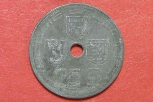 ベルギー　25サンチーム　1943年　26mm　コイン 硬貨