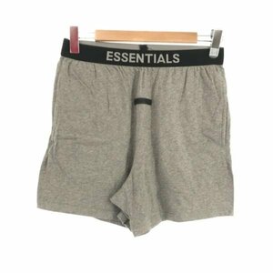 FOG ESSENTIALS フォグ エッセンシャルズ ラウンジ ロゴショートパンツ グレー サイズ:S メンズ IT42HQKJAPZN