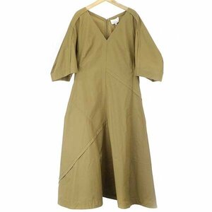 3.1 Phillip Lim スリーワンフィリップリム BALLOON SLEEVE DRESS バルーンスリーブドレス ブラウン サイズ:12 レディース ITODU6EU353S