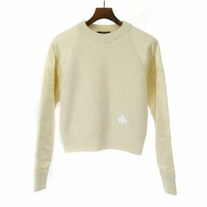 LOUIS VUITTON Louis Vuitton 22AW nylon sleeve knitted pull over ivory series size :XS lady's IT1CYJ0BSPYO