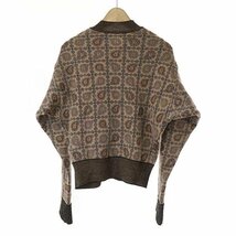 mame kurogouchi マメ クロゴウチ 21AW Paisley Jacquard Knitted Cardigan ペイズリーカーディガン ブラウン サイズ:1 IT5BXGA93YWS_画像2