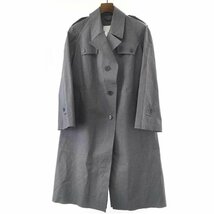 Maison Martin Margiela × MACKINTOSH メゾン マルタン マルジェラ×マッキントッシュ 19AW ゴム引きトレンチコート グレー 36 レディース_画像1