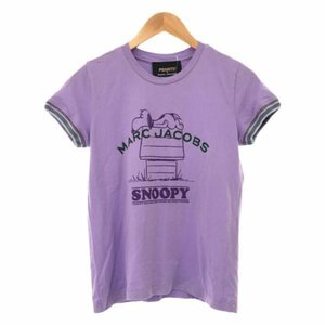 MARC JACOBS × PEANUTS Mark Jacobs × Peanuts Snoopy принт футболка лиловый размер :XS женский ITFCT4HRTUPA