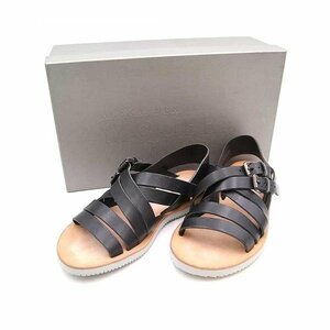 ALEXANDER McQUEEN Alexander McQueen multi strap leather sandals black size :40 men's ITNQBQC27638