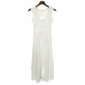 Christian Dior Christian Dior 15SS no sleeve volume fre address One-piece white size :34 lady's ITWXE1119ZWM