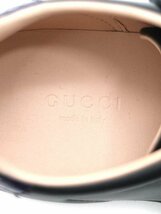 GUCCI グッチ エース ビー エンブロイダリー ローカットレザースニーカー ブラック 35 IT7092XKCCQC_画像5