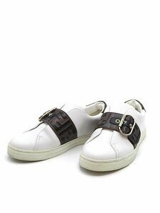 FENDI フェンディ FF LOW SNEAKER ズッカ柄 ローカットスニーカー ホワイト 36 ITU7G9IRPVA6