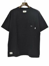 WTAPS ダブルタップス 22SS コットンクルーネックポケットTシャツ ブラック 01 ITWZNQUM6FE6_画像1