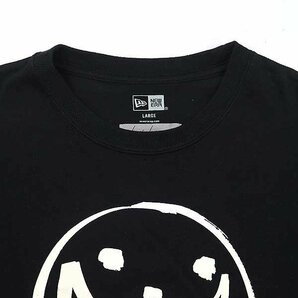 Yohji Yamamoto POUR HOMME × New Era ヨウジヤマモト プールオム ニューエラ 21SS PT TEE シグネチャースマイルロゴ プリントTシャツの画像4