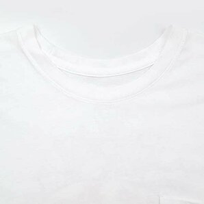 CHROME HEARTS クロムハーツ ホースシュープリントポケットTシャツ ホワイト×レッド S ITB63ZEQ49EOの画像4
