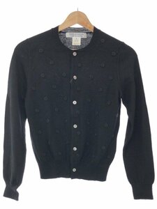 COMME des GARCONS COMME des GARCONS Comme des Garcons Comme des Garcons beads embroidery wool knitted cardigan black S ITMFHYIK6CVC