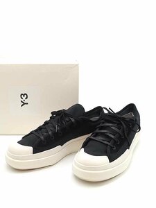 Y-3 ワイスリー AJATU COURT LOW ローカットスニーカー ブラック×ホワイト 26cm ITJTTBXXQ7R8