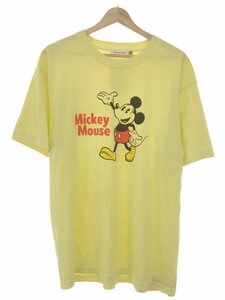 GOOD ROCK SPEED グッドロックスピード MICKEY レトロプリントTシャツ イエロー L ITA1SVPTEZL4