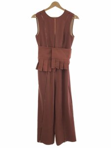 Ameri アメリ PLEATS WIDE BELT ROMPERS プリーツワイドベルトロンパース ピンク S ITVA36NSLPTM