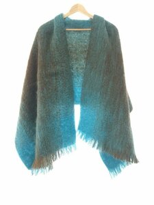 FUMIKA UCHIDA フミカウチダ 20AW MOHAIR SHAGGY CHECK PATARN STOLE グラデーションマフラー ミックス F ITNCAIE3IEHZ