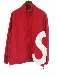 Supreme シュプリーム 19SS S Logo Track Jacket ナイロントラックジャケット レッド M ITATV7KU7D36