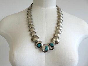 VINTAGE ヴィンテージ シルバー925 Navajo ナバホ ネックレス