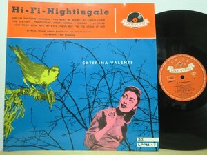 LP★カテリーナ・ヴァレンテ CATERINA VALENTE / HI-FI-NIGHTINGALE (SY OLIVER,RICARDO SANTOS,PAUL DURAND/日本グラモフォン)