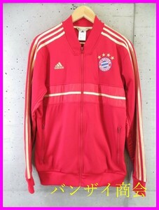 7201m29◆美品◆adidas アディダス【バイエルンミュンヘン】サッカージャージジャケット M/ユニフォーム/ウインドブレーカーブンデスリーガ