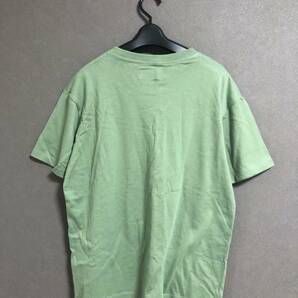 新品 FIDES プリント クルーネック Tシャツ F04-127 フィデス MOSS GREEN Mの画像2