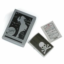 絶版/ヴィンテージ Zippo ジッポー 中古 2006年製造SUKLL スカル シルバー [N]未使用・新品_画像9