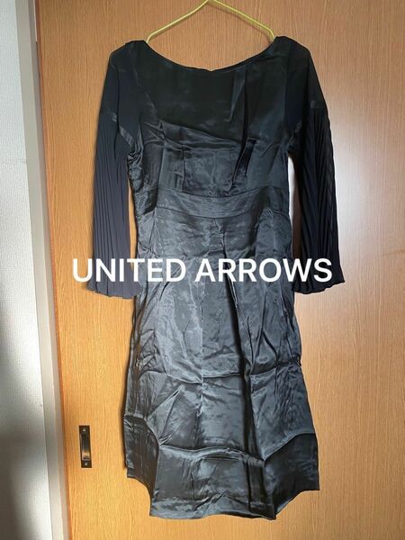 UNITED ARROWS ユナイテッドアローズ　ワンピース　黒　レディース　M