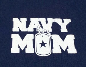 US古着 NAVY MOM　Tシャツ サイズL