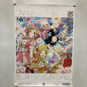 C10863 アイドルマスター シャイニーカラーズ CANVAS 01 CD 告知 B2サイズ ポスター