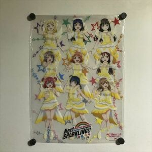 X2397 ◆未開封品 ラブライブ サンシャイン Next SPARKLING A3サイズ クリアポスター